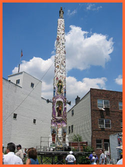 Click to learn more about the Giglio Dance, a tradition imported to the United States from Italy.